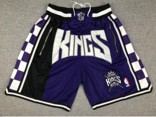 Sacramento Kings Just Don Shorts Purple