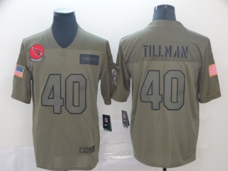 Arizona Cardinals 40 Pat Tillman 2019 Salute to Service Limited Jersey Olive