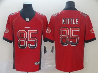 San Francisco 49ers 85 George Kittle Drift Limited Jersey Red
