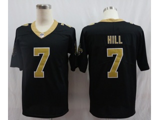 New Orleans Saints 7 Josh Hill Vapor Limited Jersey Black