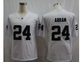 Oakland Raiders 24 Johnathan Abram Vapor Limited Jersey White