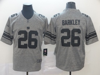 New York Giants 26 Saquon Barkley Gridiron Limited Jerseys Gray
