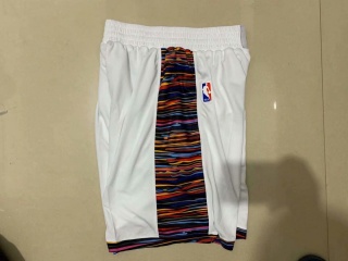 Nike Brooklyn Nets Basketball Shorts White City