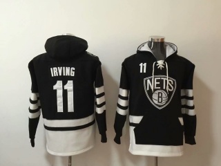 Brooklyn Nets 11 Kyrie Irving Hoodie Black