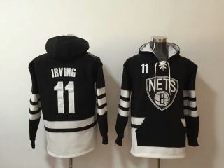 Brooklyn Nets 11 Kyrie Irving Hoodie Black