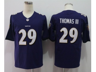 Baltimore Ravens 29 Earl Thomas III Vapor Limited Jersey Purple