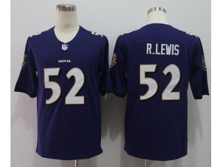 Baltimore Ravens 52 Ray Lewis Vapor Limited Jersey Purple