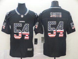 Dallas Cowboys 54 Jaylon Smith USA Flag Vapor Limited Jersey Black