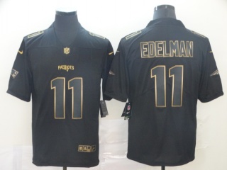 New England Patriots 11 Julian Edelman Impact Limited Jersey Black