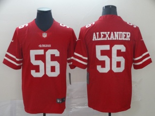 San Francisco 49ers 56 Kwon Alexander Vapor Limited Jersey Red