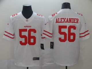 San Francisco 49ers 56 Kwon Alexander Vapor Limited Jersey White