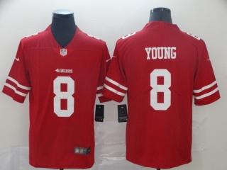 San Francisco 49ers 8 Steve Young Vapor Limited Jersey Red