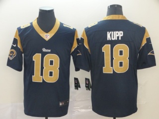 Los Angeles Rams 18 Cooper Kupp Vapor Limited Jersey Navy Blue