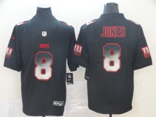 New York Giants 8 Daniel Jones Arch Smoke Vapor Limited Jersey Black
