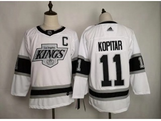 Adidas Los Angeles Kings 11 Anze Kopitar Classic Hockey Jersey White