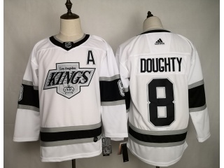 Adidas Los Angeles Kings 8 Drew Doughty Classic Hockey Jersey White