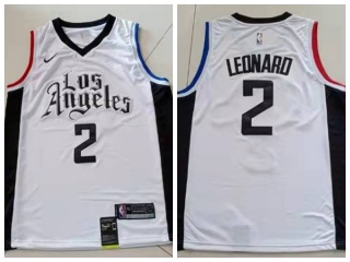 Nike Los Angeles Clippers 2 Kawhi Leonard 2019-20 Latin Night Edition Jersey White