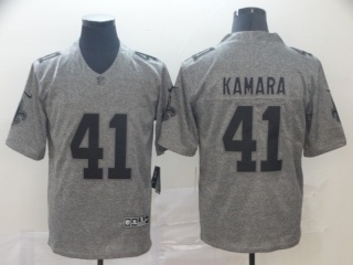 New Orleans Saints 41 Alvin Kamara Gridiron Limited Jersey Gray