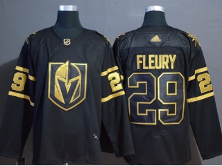 Adidas Vegas Golden Knights 29 Marc-Andre Fleury Hockey Jersey Black Golden