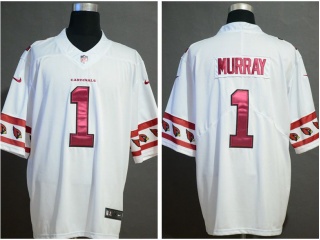 Arizona Cardinals 1 Kyler Murray Team Logos Vapor Limited Jersey White