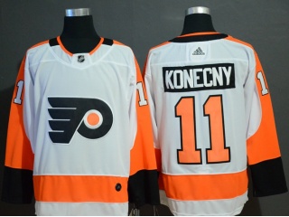 Adidas Philadelphia Flyers 11 Travis Konecny Jersey White