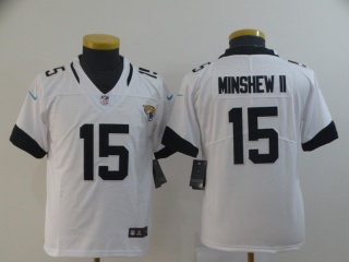 Youth Jacksonville Jaguars 15 Gardner Minshew II Vapor Limited Jersey White