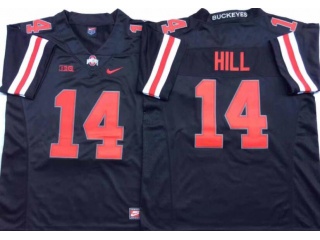 Ohio State Buckeyes #14 K.J. Hill College Football Jersey Black