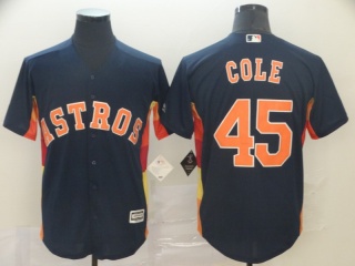 Houston Astros 45 Gerrit Cole Cool Base Jersey Blue