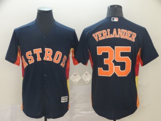 Houston Astros 35 Justin Verlander Cool Base Jersey Blue