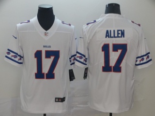 Buffalo Bills 17 Josh Allen Team Logos Limited Jersey White