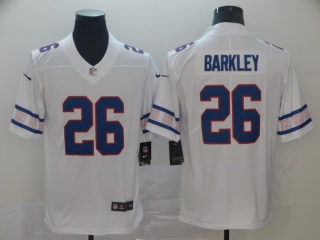New York Giants 26 Saquon Barkley Team Logos Limited Jersey White
