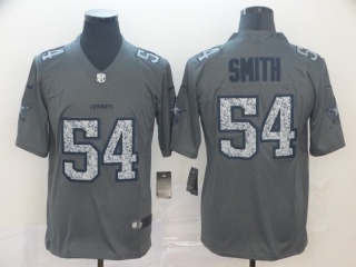 Dallas Cowboys 54 Jaylon Smith Fashion Static Limited Jersey Gray