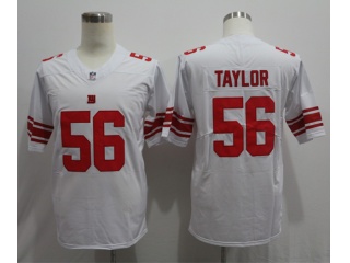 New York Giants 56 Lawrence Taylor Vapor Limited Jersey White