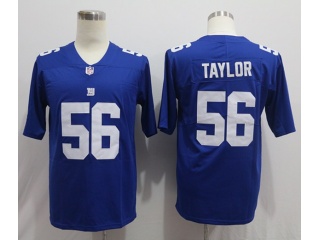 New York Giants 56 Lawrence Taylor Vapor Limited Jersey Blue