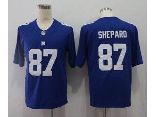 New York Giants 87 Sterling Shepard Vapor Limited Jersey Blue