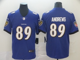 Baltimore Ravens 89 Mark Andrews Vapor Limited Jersey Purple