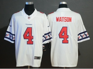 Houston Texans 4 Deshaun Waston Team Logos Limited Jersey White