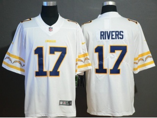 Los Angeles Chargers 17 Philip Rivers Team Logos Limited Jersey White