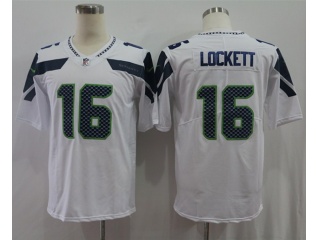 Seattle Seahawks 16 Tyler Lockett Vapor Limited Football Jersey White