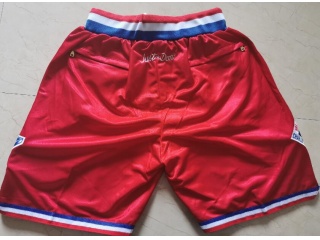 1991 All Star Just Don Shorts Red
