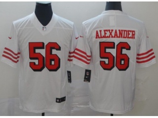 San Francisco 49ers #56 Kwon Alexander Color Rush Limited Football Jersey White