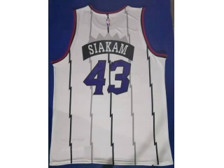 Nike Toronto Raptors 43 Pascal Siakam Throwback Jersey White