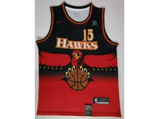 Nike Atlanta Hawks 15 Vince Carter Throwback Jersey Red