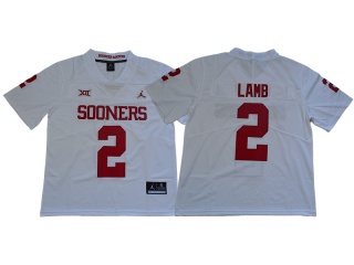 Oklahoma Sooners 2 CeeDee Lamb Limited Jersey White