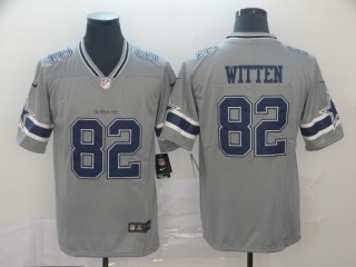Dallas Cowboys 82 Jason Witten Inverted Legend Limited Jersey Gray