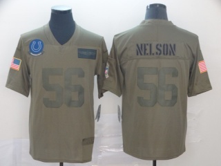 Indianapolis Colts 56 Quenton Nelson 2019 Salute to Service Limited Jersey Olive