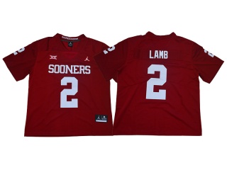 Oklahoma Sooners 2 CeeDee Lamb Limited Jersey Red