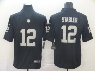 Oakland Raiders 12 Ken Stabler Vapor Limited Jersey Black