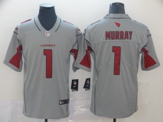 Arizona Cardinals 1 Kyler Murray Inverted Legend Vapor Limited Jersey Gray