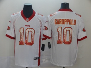 San Francisco 49ers 10 Jimmy Garoppolo Drift Vapor Limited Jersey White